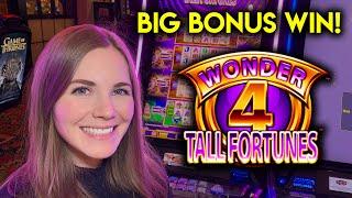 Big Bonus Win! Leprecoins Wonder 4 Tall Fortunes Slot Machine! Big Buffalo Hits!