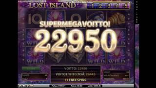 Lost Island Slot - 20 Free Spin BIG WIN! (Member: Odin T)