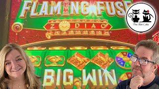 NEW SLOT MACHINES BY INCREDIBLE TECHNOLOGIES! LEONIDAS RETURN TO SPARTA & FLAMING FUSE ZODIAC!