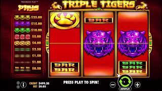 Triple Tigers slot from Pragmatic Play - Gameplay