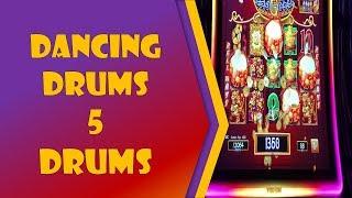 5 DRUMS ~~~ Dancing Drums On Freeplay.