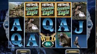 Untamed Crowed Eagle Slot - Freespin Feature -  Big Win (122xBet)