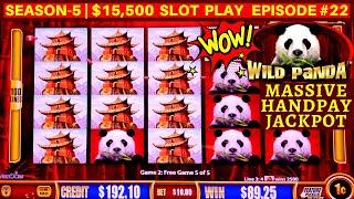 Over 1000x Massive Handpay Jackpot On Wonder 4 WILD PANDA Slot Machine  | SEASON 5 | EPISODE #22