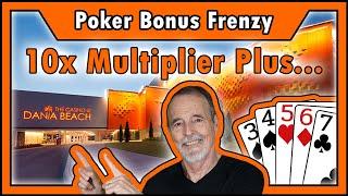 10X Multiplier + Straight = Poker Bonus Frenzy! • The Jackpot Gents