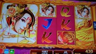 Phoenix Princess Slot Machine Bonus - 8 Free Games Win with Random Wilds