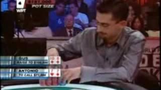 View On Poker - Gus Hansen Eliminates Antonio Esfandiari (WPT)