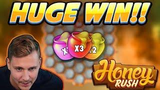 HUGE WIN!!! Honey Rush BIG WIN - Casino game from CasinoDaddy Live Stream