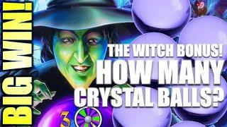 ⋆ Slots ⋆BIG WIN!!⋆ Slots ⋆ THE WITCH BONUS! WICKED WITCH OF THE WEST CRYSTAL BALL Slot Machine (SG)