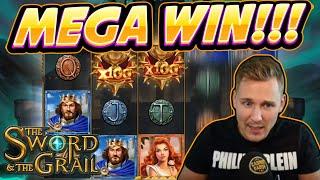 MEGA WIN!!! Sword and the Grail BIG WIN - Casino Games from Casinodaddy live stream
