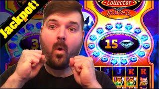 RARE HIT! ⋆ Slots ⋆ Landing ALL 15 Diamonds On Diamond Collector Slot Machine! ⋆ Slots ⋆ JACKPOT HAND PAY!