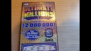 $20 Ultimate Millions - That's one SHINY lottery ticket!
