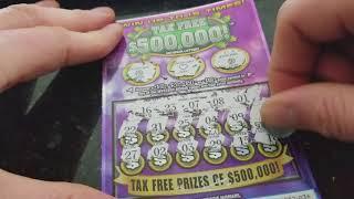 TAX FREE $500,000 SCRATCH OFF WINNER! NEW SCRATCH OFF GAME FROM MICHIGAN LOTTERY • Chris Hurney