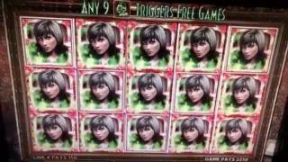 FULL SCREEN JACKPOT on BLACK WIDOW $45 BET HAND PAY SLOT MACHINE VIDEO - END RESULT