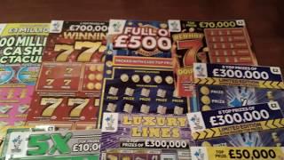 Millionaire Big Mummy Roll on Scratchcard Monday game..£39.00 of cards