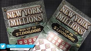 $25 NEW YORK MILLIONS BACK TO BACK WINNERS!!!!