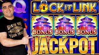 High Limit LOCK IT LINK Slot Machine HANDPAY JACKPOT | Slot Machine MAX BET JACKPOT | SE-5 | EP-28