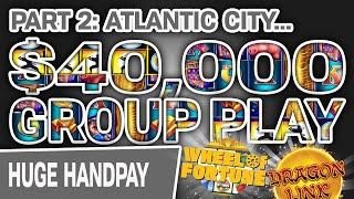 ⋆ Slots ⋆ Part 2: $40,000 GROUP PLAY ⋆ Slots ⋆ Piggy Bankin’, Dragon Link, Wheel of Fortune, & MORE!