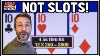 I HARDLY EVER PLAY VIDEO POKER, BUT WHEN I DO, I LIKE TO WIN BIG!!! NO SLOTS IN THIS VIDEO!
