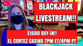 LIVE: BLACKJACK!! $1500 Buy-in!! Let’s go on a lucky run!! Aug 12 2020