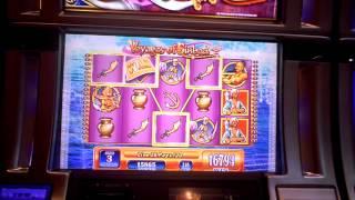 Slot machine bonus on Voyages of Sinbad at Sands Casino