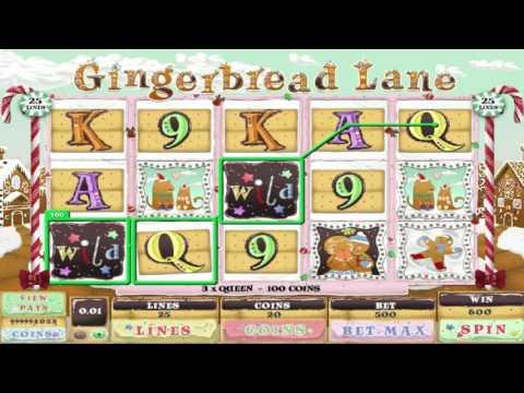 Free Gingerbread Lane slot machine by Genesis Gaming gameplay ★ SlotsUp