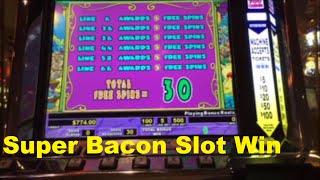 Stinkin Rich Super Bacon Slot Bonus Win