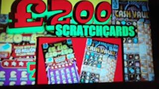 MORE..SCRATCHCARDS  £200 WORTH and WHO WILL OPEN BOX 13