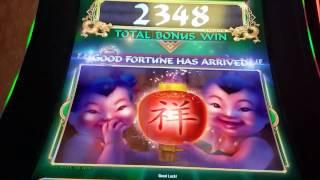 $8.88 MAX Bet Full Bonus & Good Fortune Fu Dao Le Big Win Slot Machine Hollywood Casino