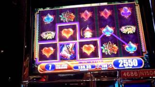 WMS Fairies slot bonus win at Sands Casino