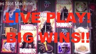 Big Wins!!! LIVE PLAY and Bonuses on Game of Thrones Slot Machine