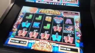 Rocky free spins from £20 ..1 of 3!