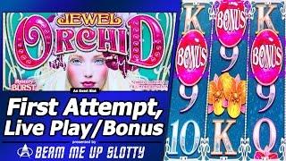 Jewel Orchid Slot - First Attempt, Live Play and Free Spins Bonuses in New Everi title