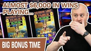 ⋆ Slots ⋆ Almost $6,000 in Dragon Link WINS ⋆ Slots ⋆ $50 MASSIVE Slot Machine Bets