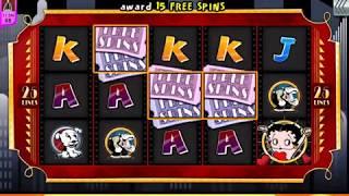 BETTY BOOP Video Slot Casino Game with a FREE SPIN BONUS