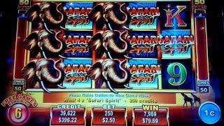 Safari Spirit Slot Machine *BIG WIN* Live Play Bonus Trigger!
