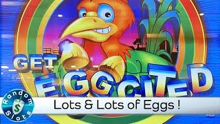 Get Eggcited Slot Machine Bonus with Lots of Eggs