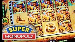SUPER MONOPOLY - PART 2 of 3 | WMS - SUPER Big Win! Slot Machine Bonus (Hot Days Theme)