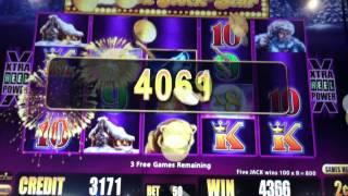 BIG Timber Wolf Legends Deluxe 2 Cent Slot Machine Bonus