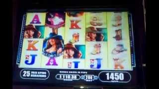 WMS Country Girl slot machine  30 free Spins good win