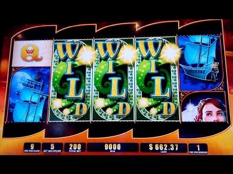 Sea of Tranquility Slot Machine 10-Spin Bonus Round!