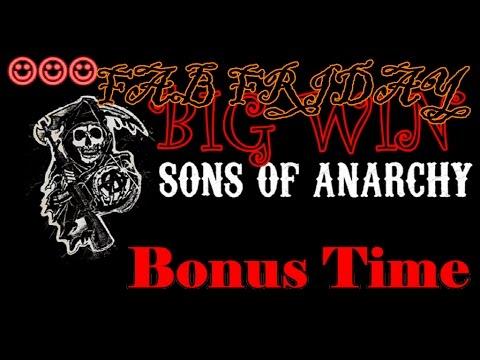 ~FAB FRIDAY~ *BIG WIN* Sons of Anarchy | BONUS WHEEL | Slot Machine Bonus