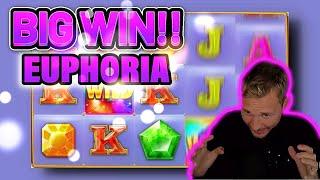 BIG WIN! EUPHORIA BIG WIN - CASINO Slot from CasinoDaddys LIVE STREAM