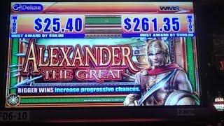 WMS - Alexander The Great: 2 Bonuses on a $1.50 bet