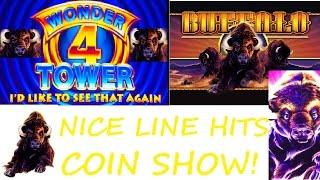#TBT BIG WIN - Buffalo & Wonder 4 Tower Slot Machine Line Hits