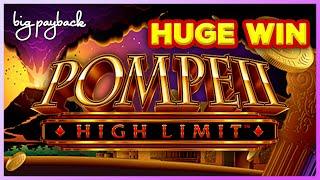 Pompeii High Limit Slot - HUGE WIN BONUS!