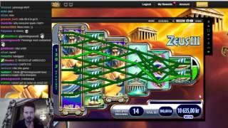 Zeus III - Super big win in high bet bonus