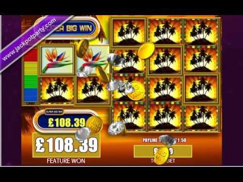 £269.13 MEGA BIG WIN (298:1) ON FORTUNES OF THE CARRIBEAN™ ONLINE SLOT GAME AT JACKPOT PARTY