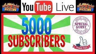 • LIVE 5,000 SUBSCRIBERS • SPECIAL CHAT with COLIN aka The Brit Slot Guy - PRE VEGAS TALK - JOIN US!