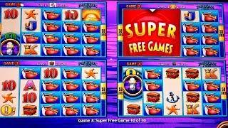 •BIG WIN• Wonder 4 Pelican Pete Slot •SUPER FREE GAMES•  $8 Bet |+ Indian Dreaming Slot Bonuses