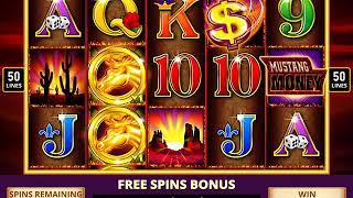 MUSTANG MONEY Video Slot Casino Game with a MUSTANG MONEY FREE SPIN BONUS